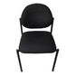 #210566 Secondhand Visitor Chair, No Arms Black. Set of 2