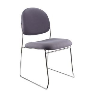 #210405 Secondhand Visitor Chair, No Arms Charcoal. Set of 4