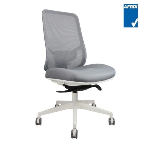 Parker Task/Meeting Room Chair  135kg Wht Grey