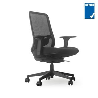 Parker Task/Meeting Room Chair wArms 135kg Black