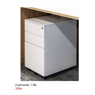 Zipp Mobile Pedestal 2S+ 1F Dr H600xW300xD520mm