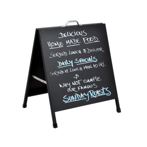 A Frame Easel portable Blackboard 600 x 600mm