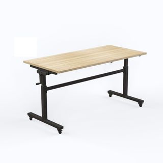 Axis Height Adj. Flip Table 1500x800mm Blk Top L2