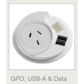CMS KonexUs In-desk Power and Charging Modules