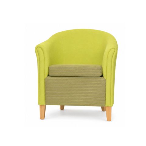 Cosmos Tub Chair Timber Legs 3/4 Upholstery 140kg F4