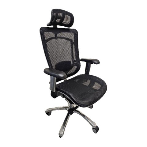 Secondhand chair 35 Mesh Back with Headrest Arms