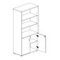 Rapid Worker Lockable Half Door Cupboard H1800xW900xD450mm - Melamine