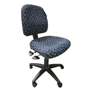 Secondhand chair 68 MB no arms Blue pattern