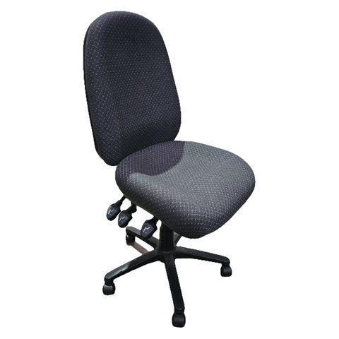 Secondhand chair 85 HB Typist Hathaway charcoal