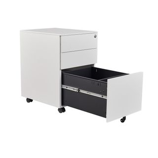 #210405 Secondhand Mob Ped 2s+1f White Metal