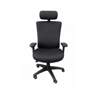 Mesh Malaga Pad-back HB HR Fab Arms SS Black Base 160kg