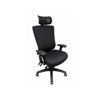 Mesh Malaga Pad-back HB HR Mesh Arms SS Black Base 160kg