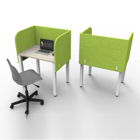 Carrel Desk Style 50 with Privacy Screen