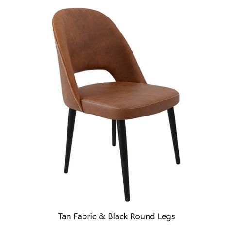 New Orleans Crescent Chairs Round Legs, 150kg