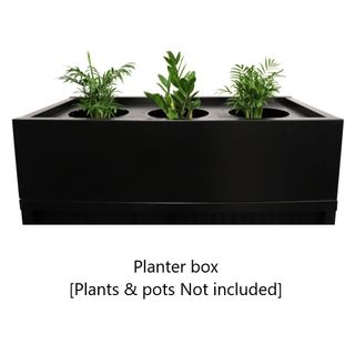 Planter Box to suit Tambour Cupboard W900mm Black