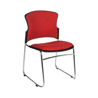 Focus Visitor Chair Sled No Arms 120kg Upholstered F4