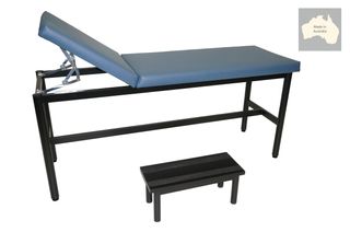 Medical Sickbay Bed Vinyl Cushion Top & Footstool