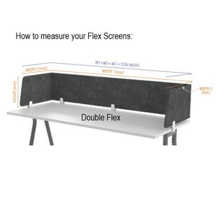 Hush Flex Double Divider S H600 L2400mm (400/1600/400) 18mm