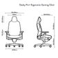 Desky Pro+ Ergonomic Gaming Chair - 150kg