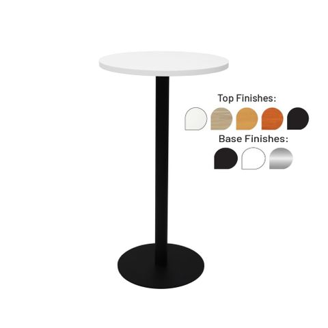 Round Bar Tables - 600mm Dia - H1050mm