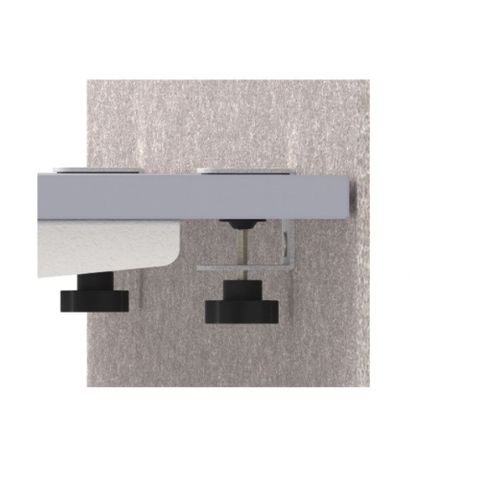 Hush Privi Clamp to fit screen to 18-45mm top panel each