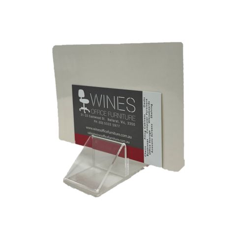 Card Holder Freestanding Clear Acrylic