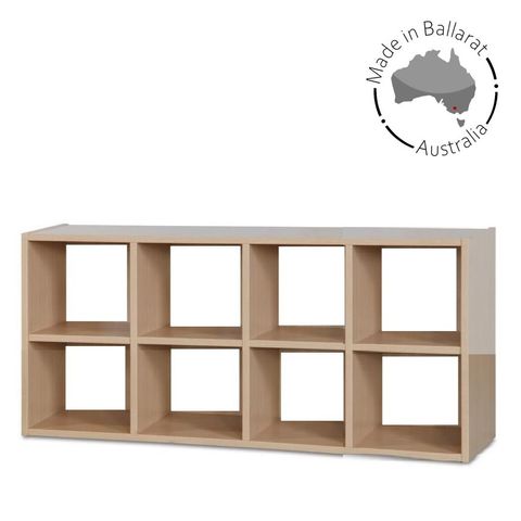 Bookcase Cubed 8 Hole: 2 High x  4 Wide L2
