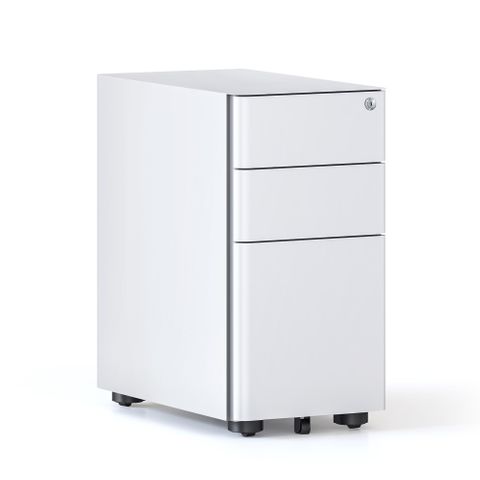 Eternity Mobile Pedestals - Steel - Slim - H580mm - Imported