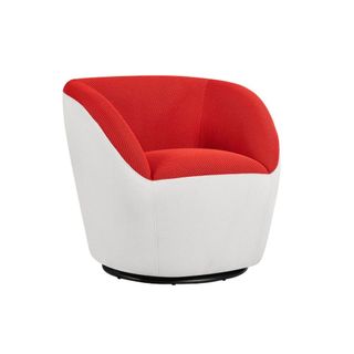 Vortex Swivel Chair Red/White 120kg