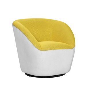Vortex Swivel Chair Yellow/White 120kg