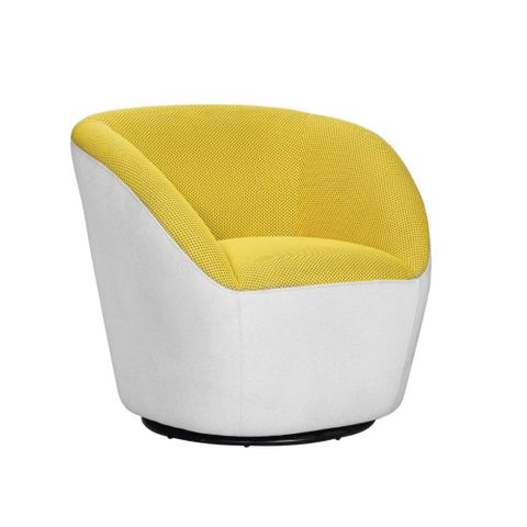 Vortex Swivel Chair Yellow/White 120kg
