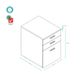 Eko System Mobile Pedestal 2 S/1F  White