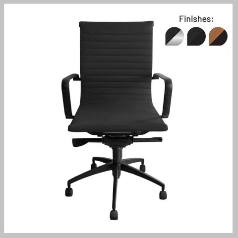 PU605M Medium Back Executive Chair - 120kg