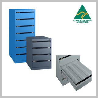 CD Cabinet 7 drawers H1325 x W510 x D610mm