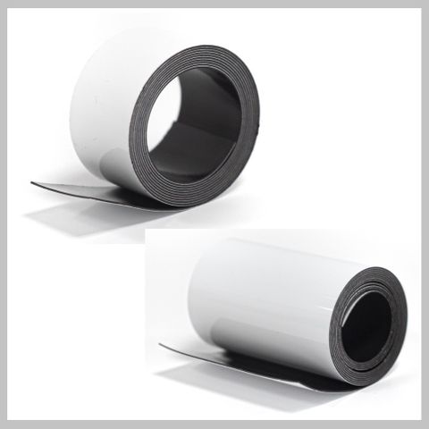 Magnetic Strip Roll 1000mm - White