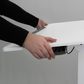 BRL101 Height Adjustable Desk/Lectern with Tilt top. White