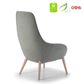 Muse Pluse High Back Lounge Chair - High Seat - 140kg