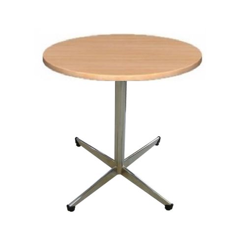 Table Round 700mm Diam Berlin 4 way base Chrome L2