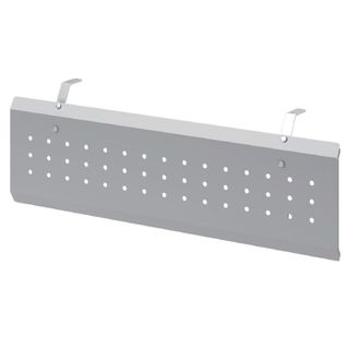 Metal Modesty Length 1350 x 400mm White
