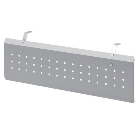 Metal Modesty Length 1350 x 400mm White