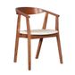Sweden Dining Chair - Timber with Seat Pad