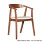 Sweden Dining Chair - Timber with Seat Pad