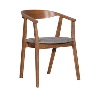 Sweden Dining Chair Timber Frame Seat Pad Fabric