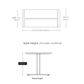 Agile Fixed Height Frame suits L1200-1800/D580-750 Wht