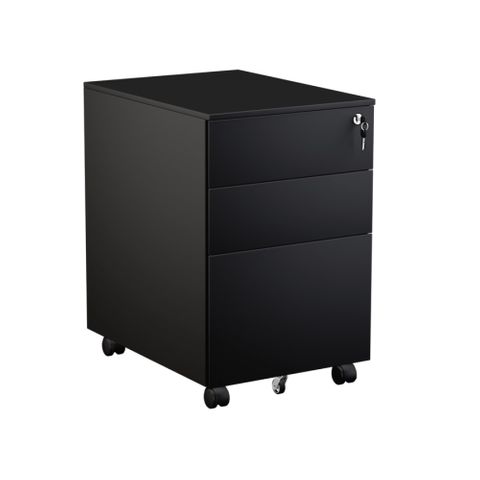 Tempo Mobile Pedestal 2S/1F W390xD450xH600mm Blk