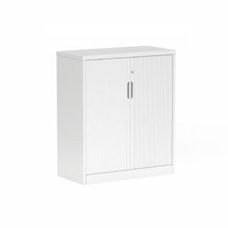 Tempo Tambour Cupboard H1200xW900xD450mm White