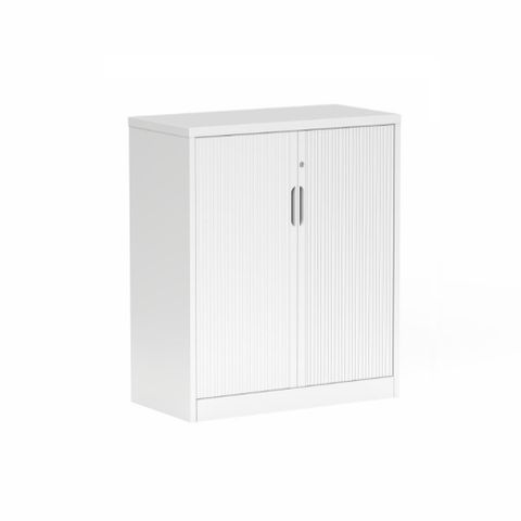 Tempo Tambour Cupboard H1200xW900xD450mm White