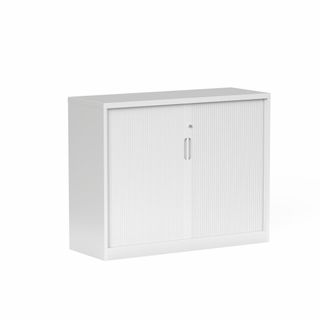 Tempo Tambour Cupboard H1020xW1200xD450mm White