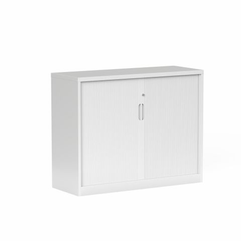 Tempo Tambour Cupboard H1020xW1200xD450mm White