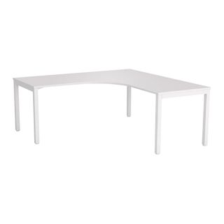 Axis Corner Workstation 1800x1800x750mm White Fr, L1